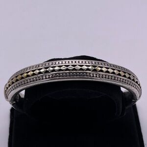 Brighton Vintage Sterling Silver Hinged Bracelet